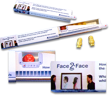 Face-2-Face recruitment: 'finding the right candidate' through video (illustrated with confectionery)